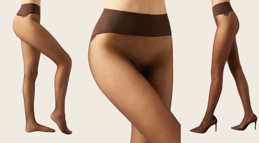 Transparente Strumpfhose, komplett unsichtbar
